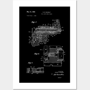 Fail Safe Servo Valve Vintage Patent Hand Drawing Posters and Art